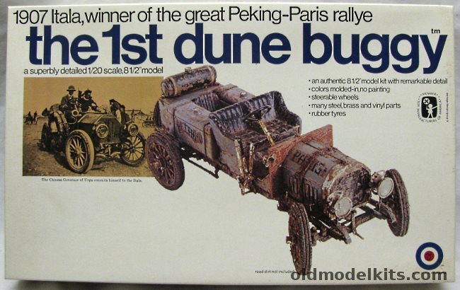 Entex 1/20 1907 Itala Pechino ParigiItala The 1st  Dune Buggy - Winner of the Great Peking-Paris Auto Race, 8212 plastic model kit